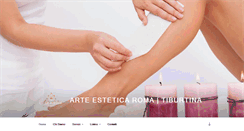 Desktop Screenshot of esteticaromana.it