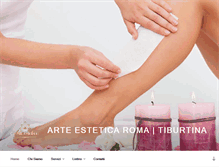 Tablet Screenshot of esteticaromana.it